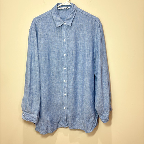 Camicia zara 100 lino - zara, uomo