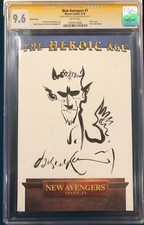 DAVE MCKEAN ORIGINALE schizzo