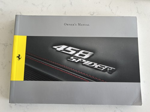 Manuale uso ferrari - manuale, 458