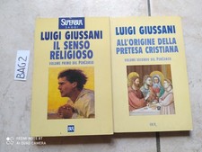 LIBRO LUIGI GIUSSANI IL SENSO RELIGIOSO + ALL'ORIGINE DELLA PRETESA CRISTIANA 