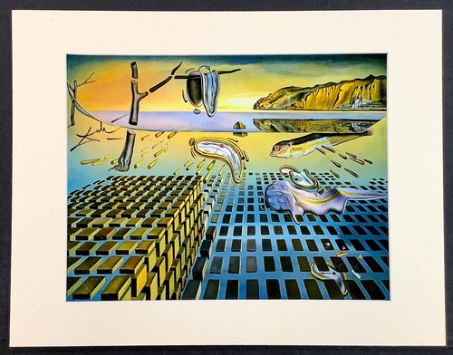 18x14 inch matted print hand - print,