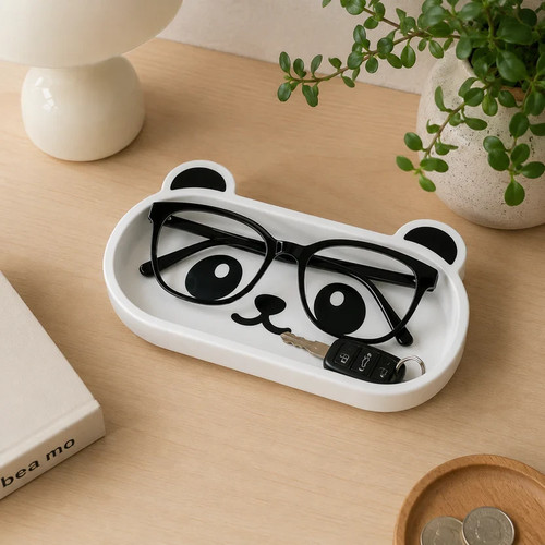 Vassoio porta bicchieri panda - vassoio,