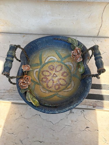 Vaso terracotta antico con - in,