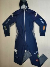 2880/34 FISI KAPPA 4CENTO TUTA DA SCI GARA SLALOM SKIN SQUADRA FALCONERI PIRELLI