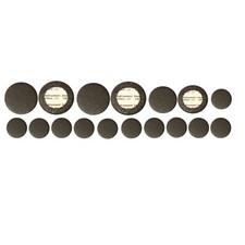 Instrument Clinic cuscinetti per clarinetto in pelle di canguro nero, assemblati negli Stati Uniti!