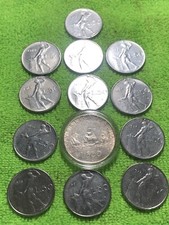 Stok 50 Monete 50 L . I Serie, 1 Mon. 500 L  AG. ,  . Repubblica  + ?