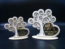  Albero della vita BOMBONIERA COMUNIONE BATTESIMO COMPLEANNO SEGNA POSTO- LEGNO