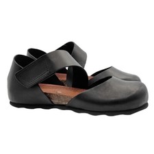 Zoccoli sabot neri in pelle