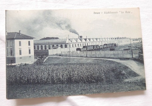 Cartolina ivrea stabilimento - cartolina,