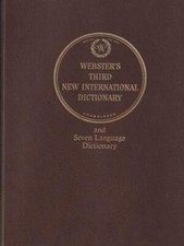 WEBSTER'S THIRD NEW INTERNATIONAL DICTIONARY 3 VOLL. AA.VV. MERRIAM-WEBSTER