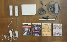 LOTTO-CONSOLE NINTENDO WII-4 GIOCHI-2 CONTROLLER-LETTORE CD NON FUNZIONANTE-