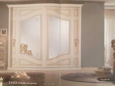 ARMADIO 4 ANTE IN LEGNO AVORIO