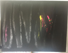 Ennio Finzi acrilico su tela