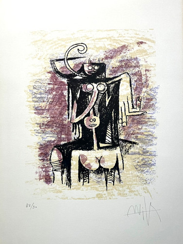 Wilfredo lam lithographie - wilfredo,