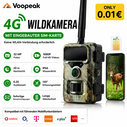 Telecamera lte wild con - lte,