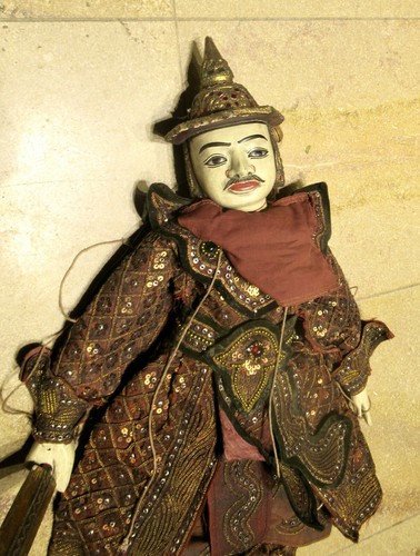 Marionette fil birmanie - fil,