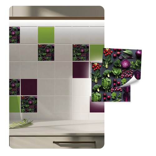 Set adesivi piastrelle - set,