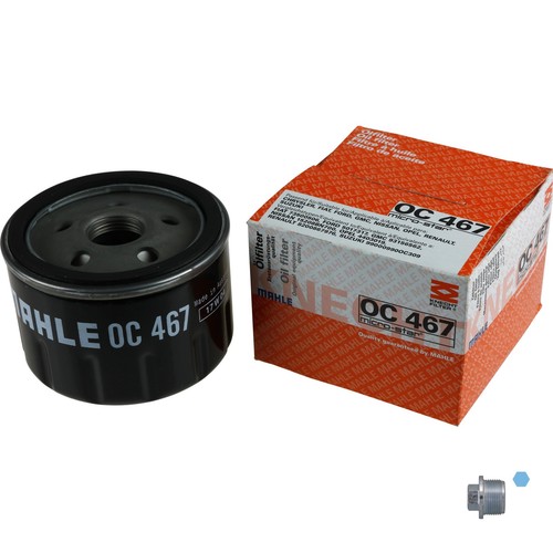 Filtro olio mahle - filtro, vite