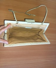 borsa a mano in pelle con