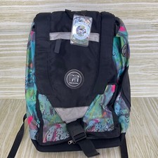 MTV Music Television Vintage Retro Black  Drawstrings Backpack  with minidisc #6