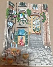 Istituto Grafico Italiano Milano Le Vie D'Italia Napoli Bassorilievo