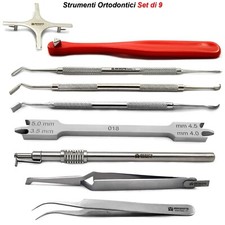 Ortodonzia Calibro per Posizionamento Attacchi Spingibande Altimetro Pinzetta CE