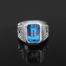 Naturale Topazio Blu Gemma Con