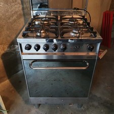 Lofra M66MX/V Cucina Gas 4 Fornelli + Forno Elettrico 60 cm acciaio inossidabile