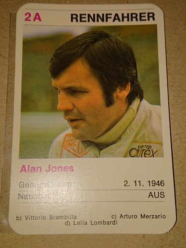 Rara carta alan jones rookie - -,