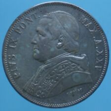 PIO IX 5 LIRE 1870 ROMA