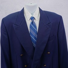Oscar De La Renta Blue Wool 6