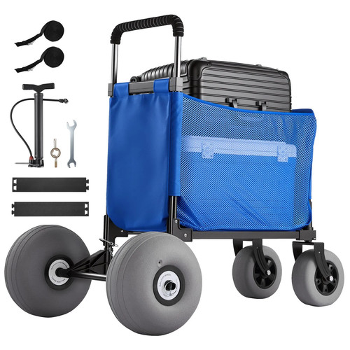 Carrello spiaggia con ruote - da,