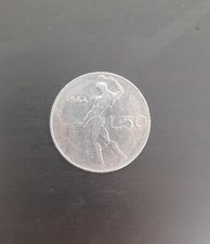 Moneta 50 Lire 1964