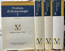 (Medicina) TRATTATO DI FARMACOLOGIA - 4 VOLUMI - Vallardi 1969