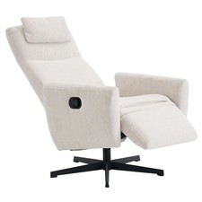 Poltrona TV con poggiapiedi in