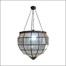 Lampadario etnica in ferro