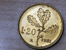 1981 Italy 20 Lire