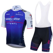 Completo Ciclismo estivo QUICK STEP 2022 tuta Fondello Gel abbigliamento MTB