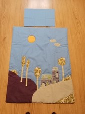 Copertina bimbo artigianale imbottita 100% Cotone Dimensioni 93 x 76 cm