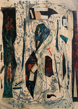 Oeuvre abstraite vers 1950 - oeuvre,
