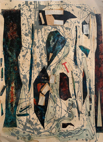 Oeuvre abstraite vers - abstraite, 1950