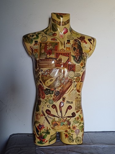 Busto manichino donna - , collage