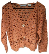 Ascente, Orange Crocheted