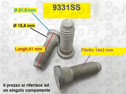 Colonnetta bullone mozzo ruota