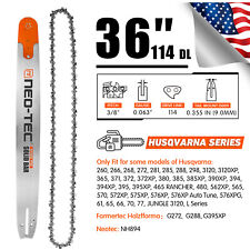 Barra guida motosega 36" 3/8" 0,063" 114DL catena motosega per Husqvarna 365 372XP 371