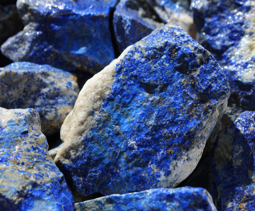 Lapislazzuli rocce ruvide - lapislazzuli,