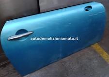 Porta anteriore dx Mini One R50/R53 azzurro (presenza graffi)NUDA 1.4 TDI 55KW O