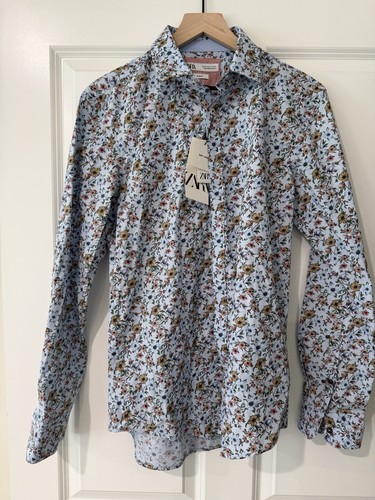 Zara floral pattern collared - floral,