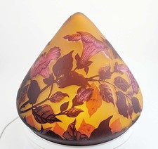 Cameo glass table - lamp, shade