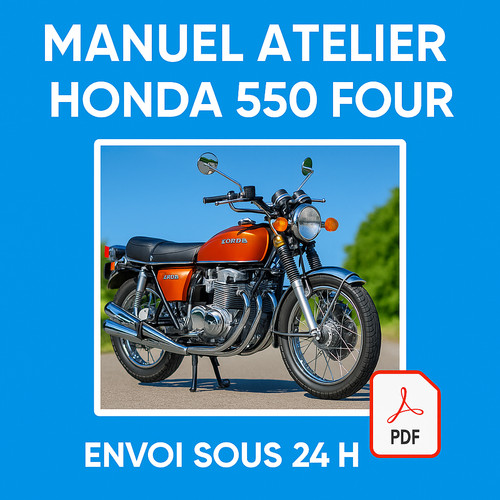 Manuel atelier honda 550 four - 550,